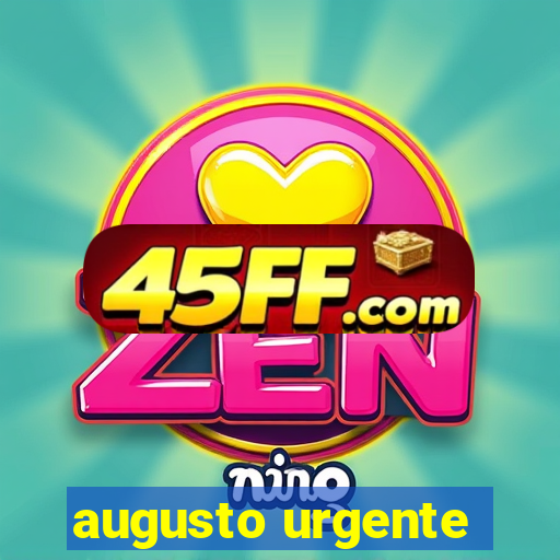 augusto urgente- jacobina